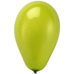 Balão Regina Festas Nº6.5 Liso Pera Verde Limão Embalagem 50 Un
