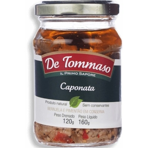 Caponata com Berinjela e Pimenta de Tomasso Pote 125g