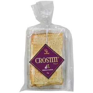 Aperitivo Crostiti Cebola e Salsa Embalagem 75g