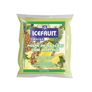 Polpa Congelada Icefruit Abacaxi e Hortelã Embalagem 100g