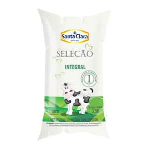Leite Pasteurizado Seleção Santa Clara Saco 1l