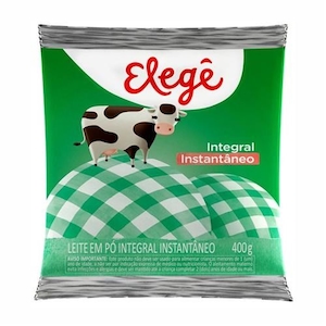Leite em Pó Integral Elegê Pacote 400g