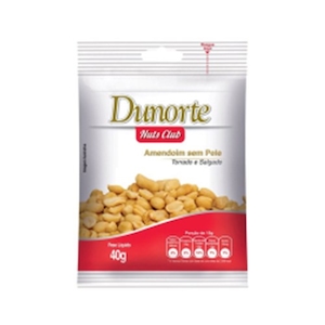 Amendoim Dunorte Sherinc sem Pele Embalagem 40g