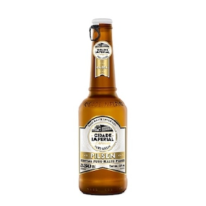 Cerveja Nacional Cidade Imperial Pilsen Puro Malte Garrafa 330ml