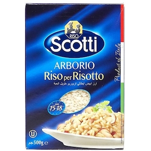 Arroz Arbório Italiano Scotti Embalagem 1kg