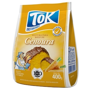 Mistura para Bolo Tok Cenoura Embalagem 400g