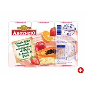Bebida Láctea Argenzio Salada de Frutas Bandeja 540g