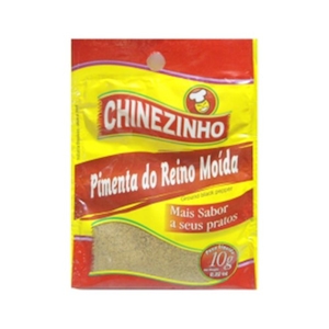 Especiarias Chinezinho Pimenta do Reino Moída Embalagem 10g