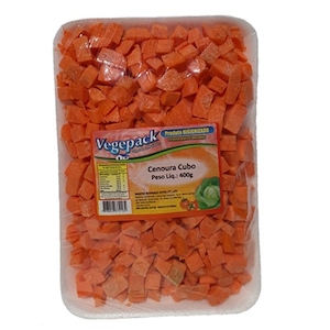 Cenoura Vegepack em Cubo Embalagem 400g