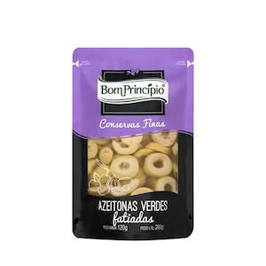 Azeitona Verde Bom Principio Fatiada 120g