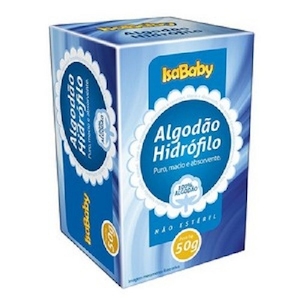 Algodão Hidrófilo Isababy 50g