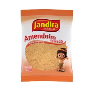 Amendoim Torrado Jandira Fino Embalagem 100g