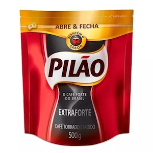 Café Pilão Extra Forte Abre e Fecha Embalagem 500g