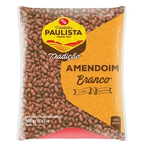 Amendoim Branco Ppa Embalagem 500g