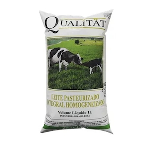 Leite Pasteurizado Qualitat Pacote 1 Litro