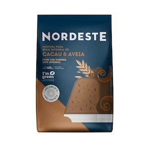 Mistura para Bolo Integral Nordeste Cacau e Aveia 400g