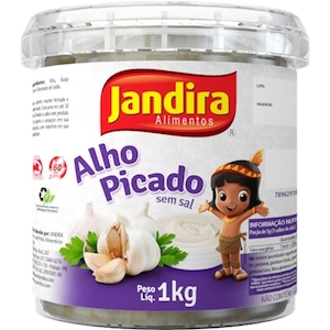 Alho Picado sem Sal Jandira 1kg