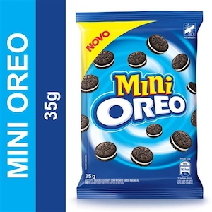 Biscoito Doce Recheado Oreo Mini Original Embalagem 35g