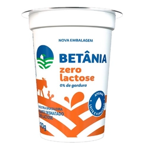 Iogurte Natural Zero Lactose Betania 170g