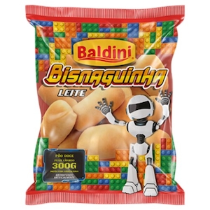 Bisnaguinha de Leite Baldini 300g