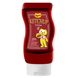 Catchup Zaeli Premium Tradicional Top Down Embalagem 380g