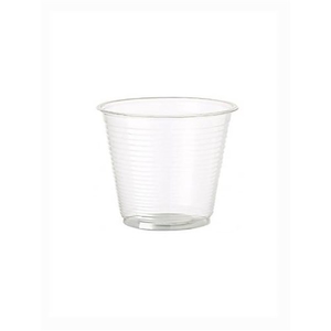 Copo Plástico Descartável Minasplast Happy Transparente Café 50ml Embalagem 100un