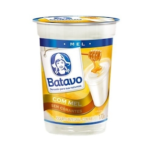 Iogurte Natural Batavo Mel 170g