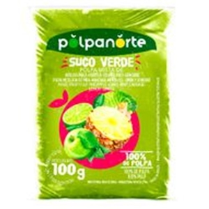 Polpa Congelada Polpa Norte Suco Verde Detox 100g