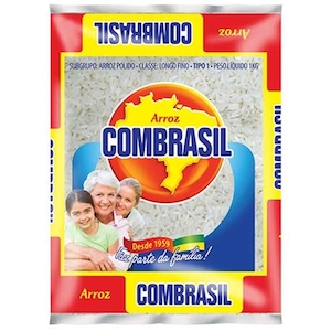 Arroz Tipo 1 Combrasil Branco Pacote 1kg