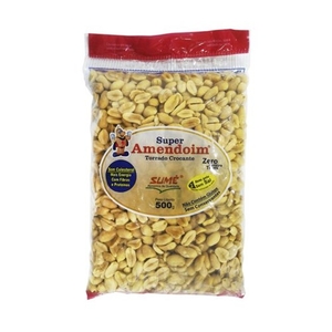 Amendoim Sume sem Pele sem Sal Embalagem 500g