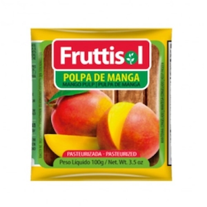 Polpa Congelada Fruttisol Manga Embalagem 100g