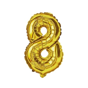Balão Metalizado Festlar Dourado Nº8 Embalagem 1 Un