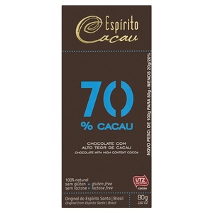 Chocolate Barra 70% Cacau Espírito Cacau 80g