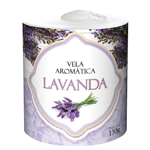 Vela São Domingos Aromática Lavanda 130g