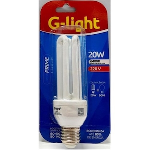 Lâmpada G Light Premium 3u T3 20w 6400k 220v E27
