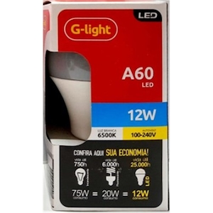 Lâmpada Led G Light A60 12w