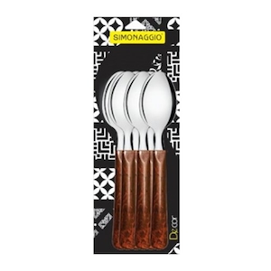Colher Mesa Simonaggio Mogno com 6un