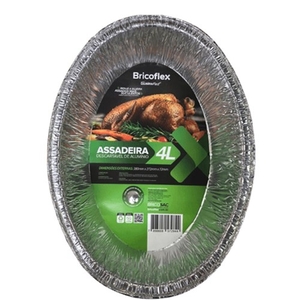 Assadeira Oval 4l Bricoflex Un