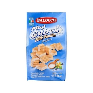 Biscoito Wafers Latte Balocco 125g