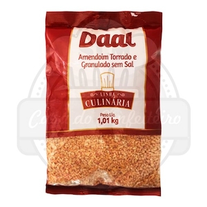 Amendoim Torrado Daal Metades sem Pele e sem Sal 1,01kg