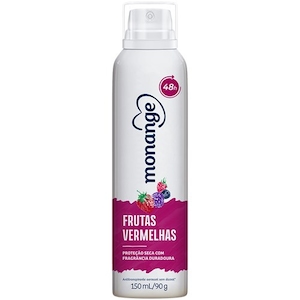 Desodorante Aerossol Antitranspirante Monange Feminino Frutas Vermelhas 150ml