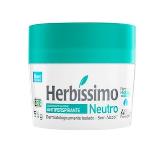 Desodorante Antitranspirante Neutro Herbíssimo 55g