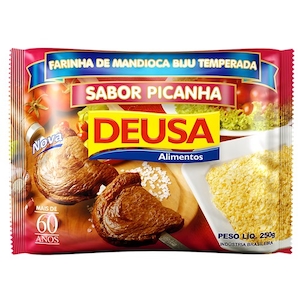 Farofa de Mandioca Deusa Biju Picanha Pacote 250g