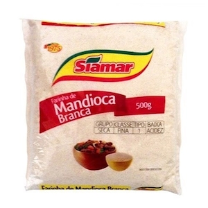 Farinha de Mandioca Branca Siamar 500g