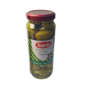 Azeitonas Verdes Gordal Raiola Vidro 200g