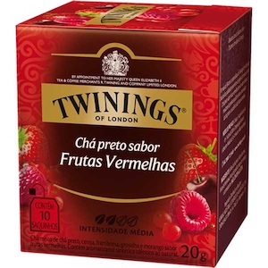 Chá Twinings Of London Preto com Frutas Vermelhas Caixa 10 Un