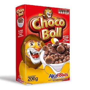 Cereal Matinal Alcafoods Choco Boll Caixa 200g