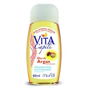 Óleo Capilar Muriel Vita Capili Argan Embalagem 80ml