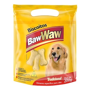 Biscoito para Cães Tradicional Baw Waw 200g