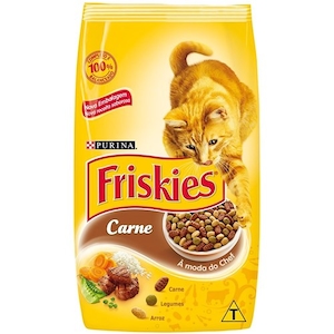 Ração para Gatos Friskies Adulto Carne À Moda do Chef Pacote 1kg
